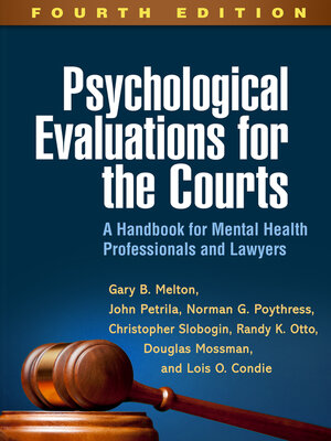 cover image of Psychological Evaluations for the Courts